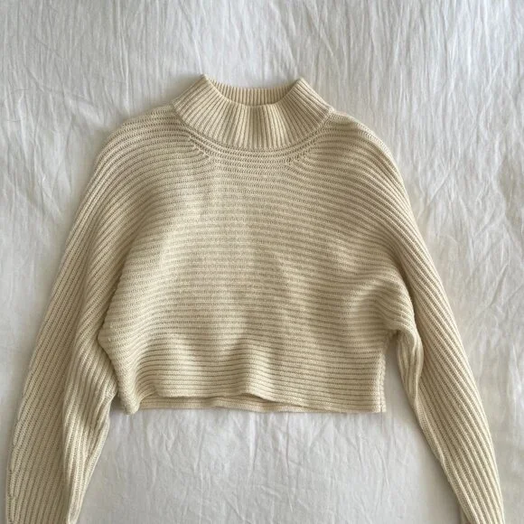 Intermix Ivory Knit Sweater (sz S)- - Picture 2 of 7